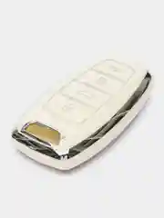 Бежевый чехол для смарт-ключа Haval F7, F7x, H1, H6, H8, H9, Jolion, Dargo. Чехол для смарт-ключей