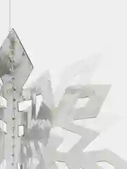 Разноцветный гирлянда 3D "Снежинки", новогодний декор