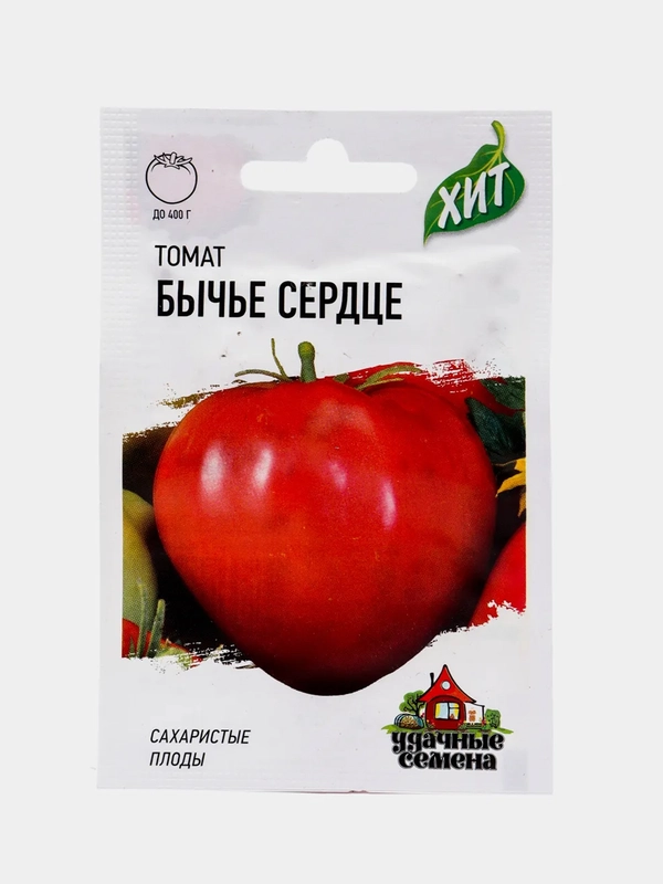 Семена Томат среднеспелый, высокорослый, крупноплодный, красный "Бычье сердце"