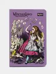 Фиолетовый блокнот для зарисовок MyArt, 64 л. WonderLand скетчбук 120х180 мм. 120г/м2. Проф-Пресс