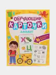 Бирюзовый карточки обучающие для детей двусторонние 16 шт., 170х265 мм. Проф-Пресс