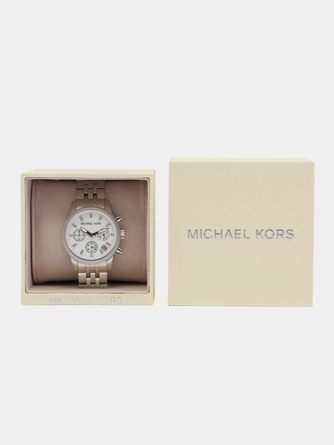 Белый наручные женские часы Michaell Kors