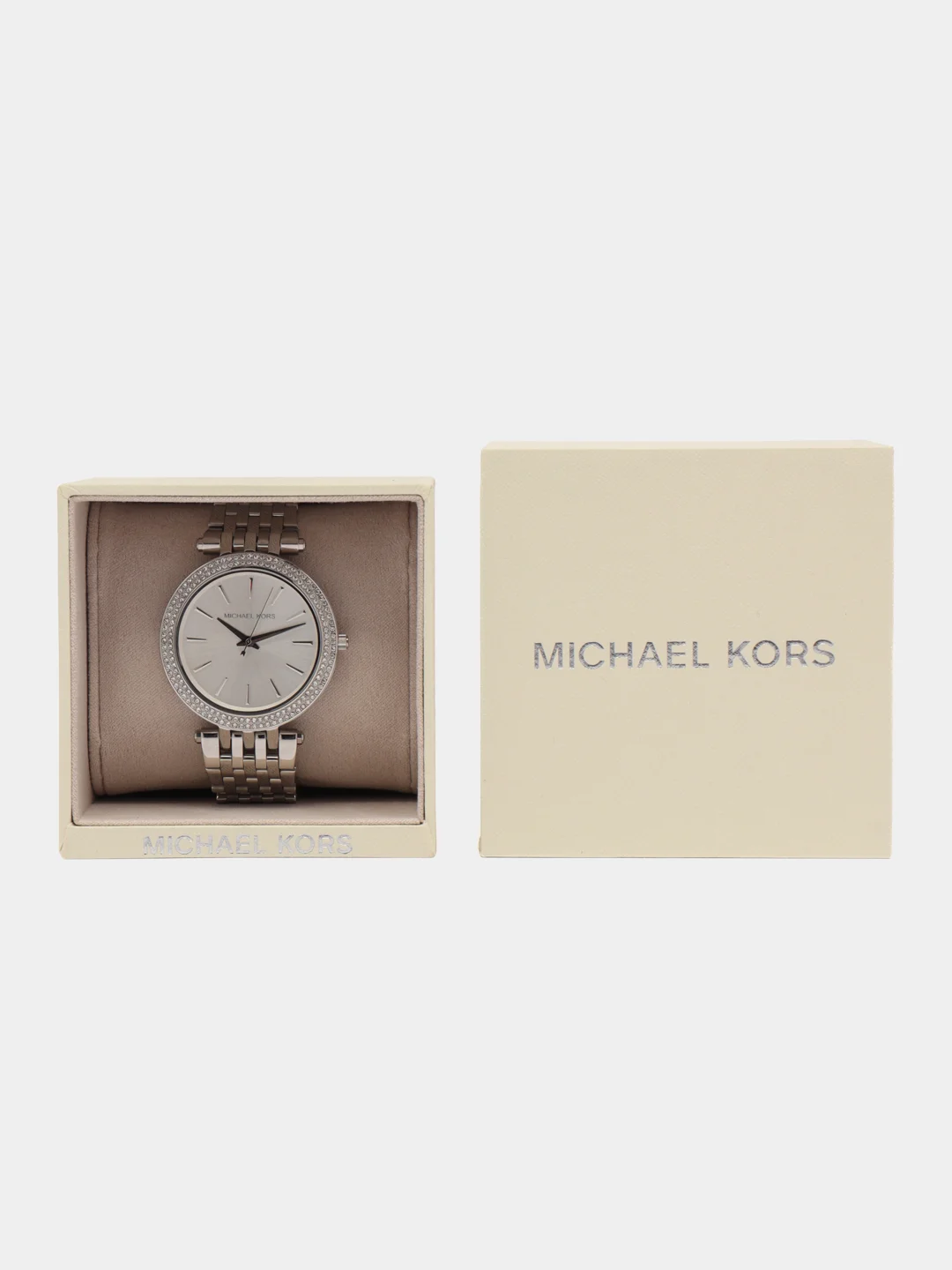 Серебряный наручные женские часы Michaell Kors