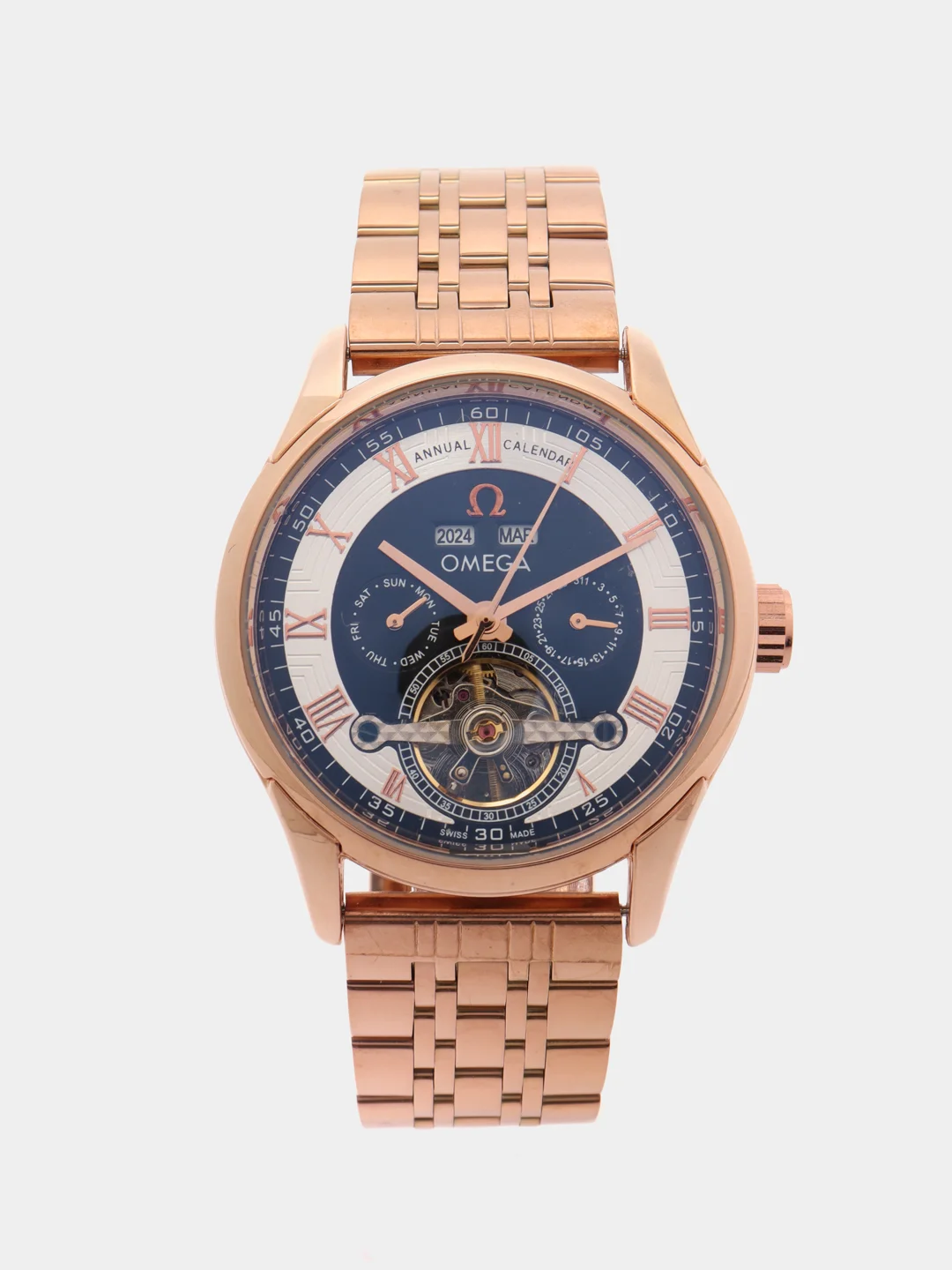 Карамельный часы механические Omega