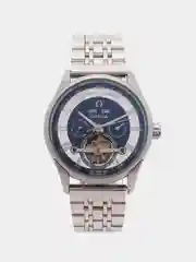 Серый металлик часы механические Omega