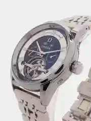 Серый металлик часы механические Omega