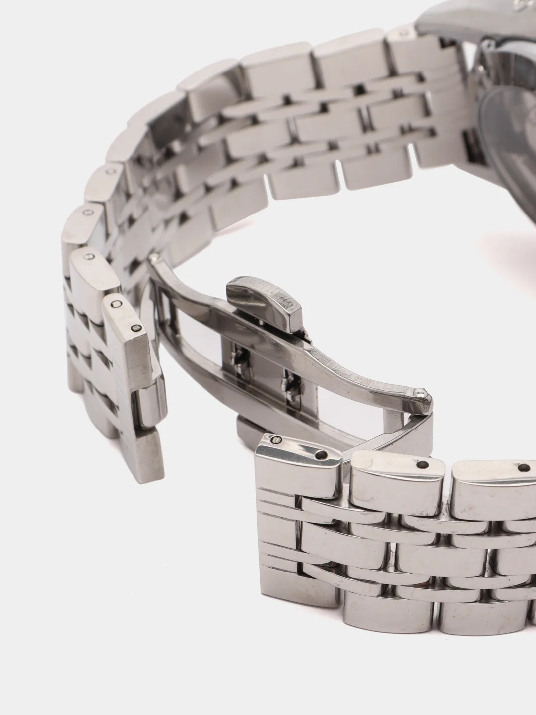 Серый металлик часы механические Omega