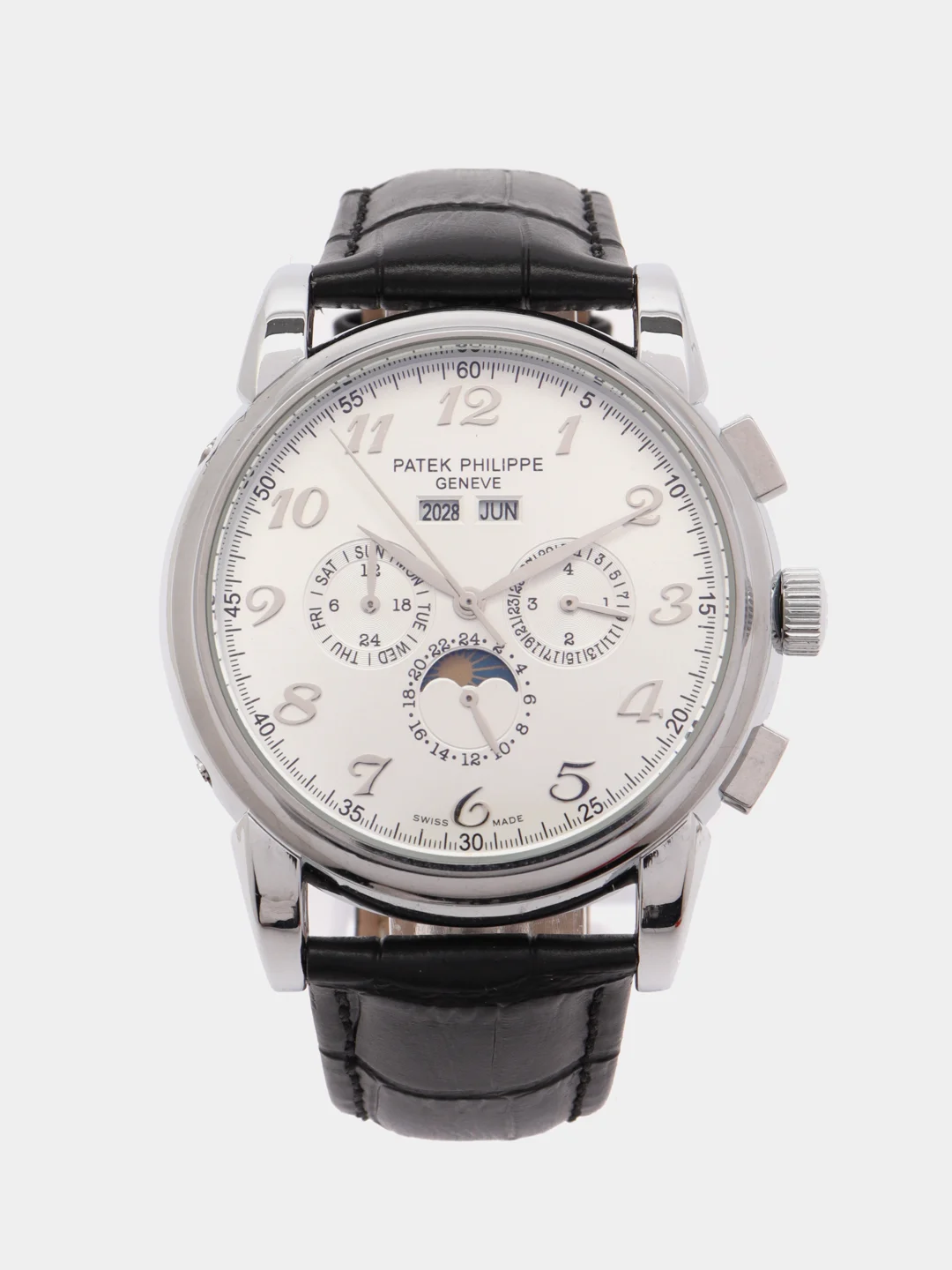 Серебряный часы мужские Patek Philippe, механические