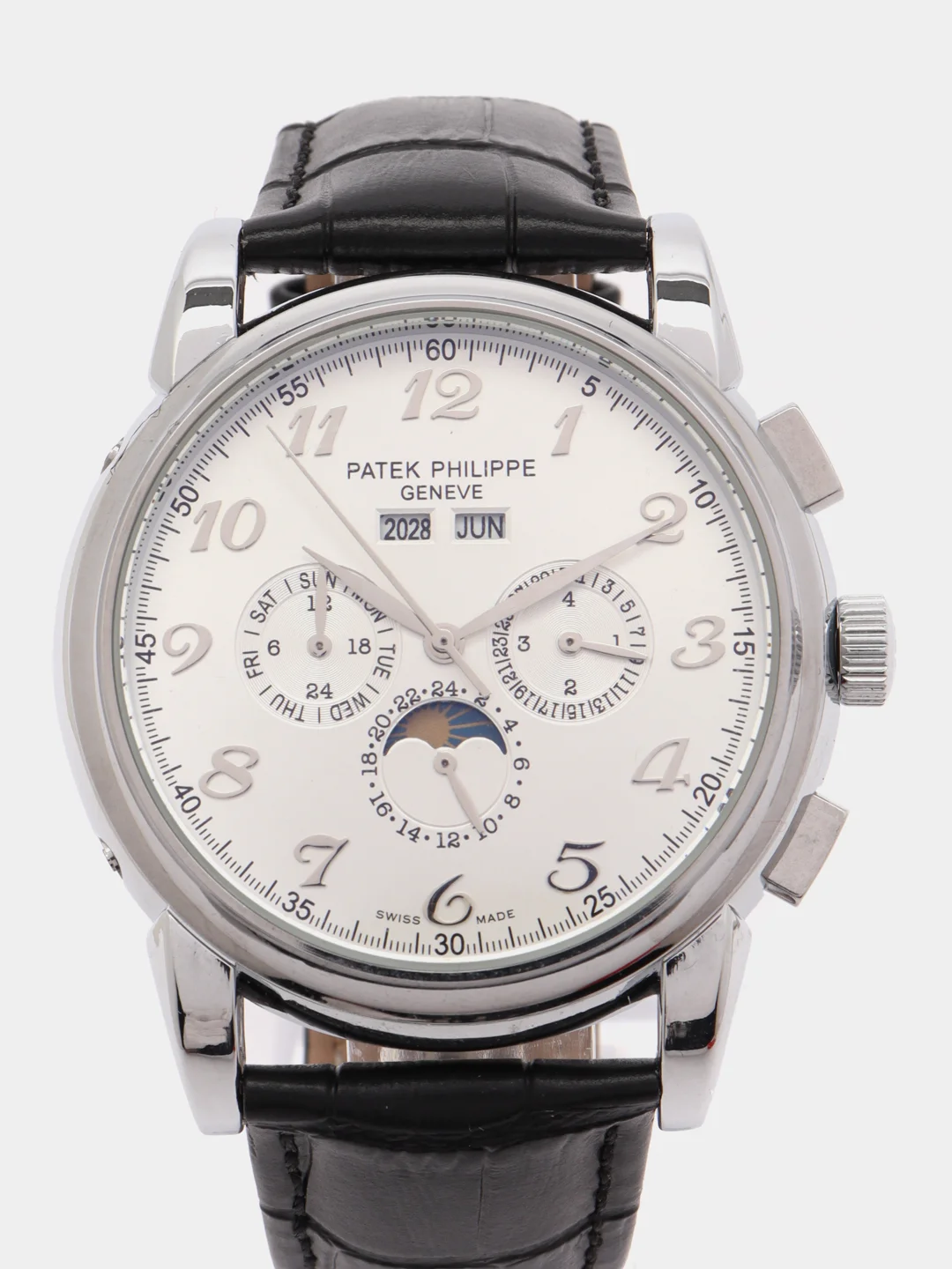 Серебряный часы мужские Patek Philippe, механические