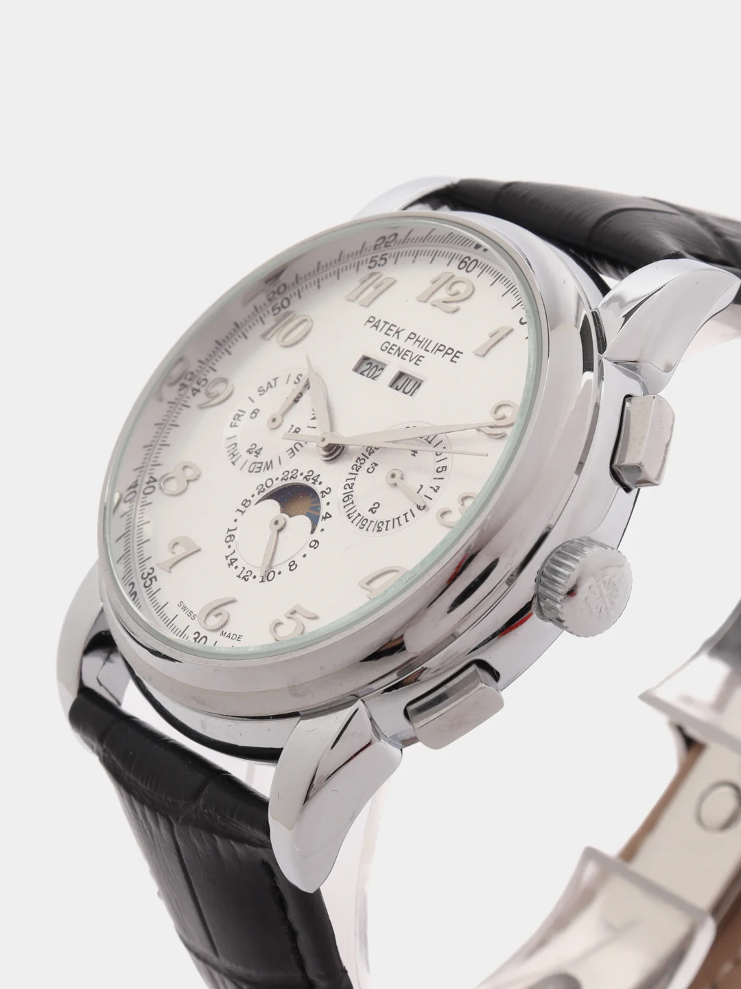 Серебряный часы мужские Patek Philippe, механические