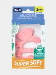 CHICCO Игрушка с зубным кольцом "Хамелеон",розовый, 2мес+