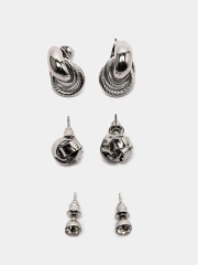 Серьги женские, сережки женские, набор сережек 3 пары