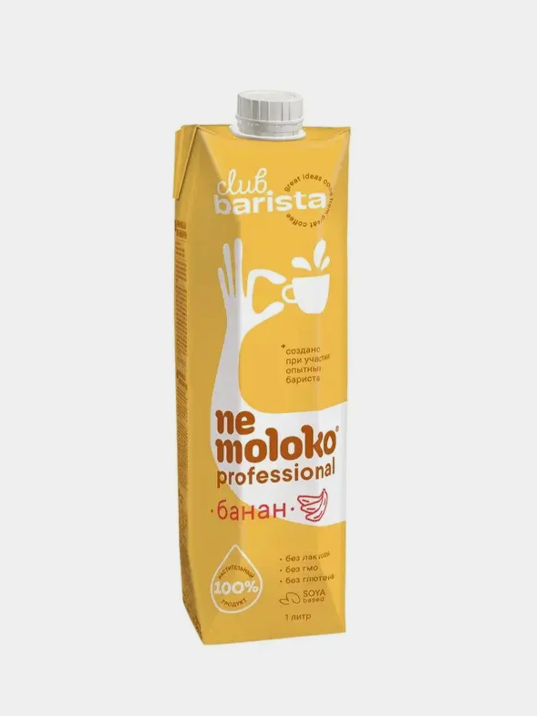 Напиток соевый Nemoloko, с бананом, обогащённый витаминами и минеральными веществами, 1 л