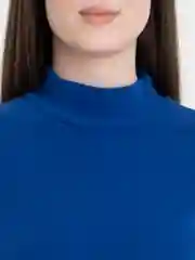 Синий платье лапша миди с разрезом