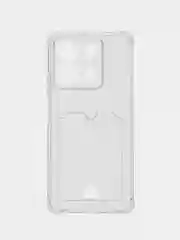 Прозрачный чехол Redmi Note 13 5G, Редми Нот 13 5Г, Poco X6 / Поко Х6 прозрачный с карманом для карты
