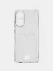 Прозрачный чехол для Oppo A78 / Оппо А78, прозрачный с карманом для карты