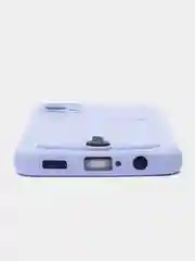Лавандовый чехол Samsung Galaxy A05 / Самсунг Галакси А05,, силиконовый с карманом для карты