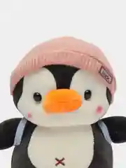 Красный мягкая игрушка Пингвин в шапке, 22 см