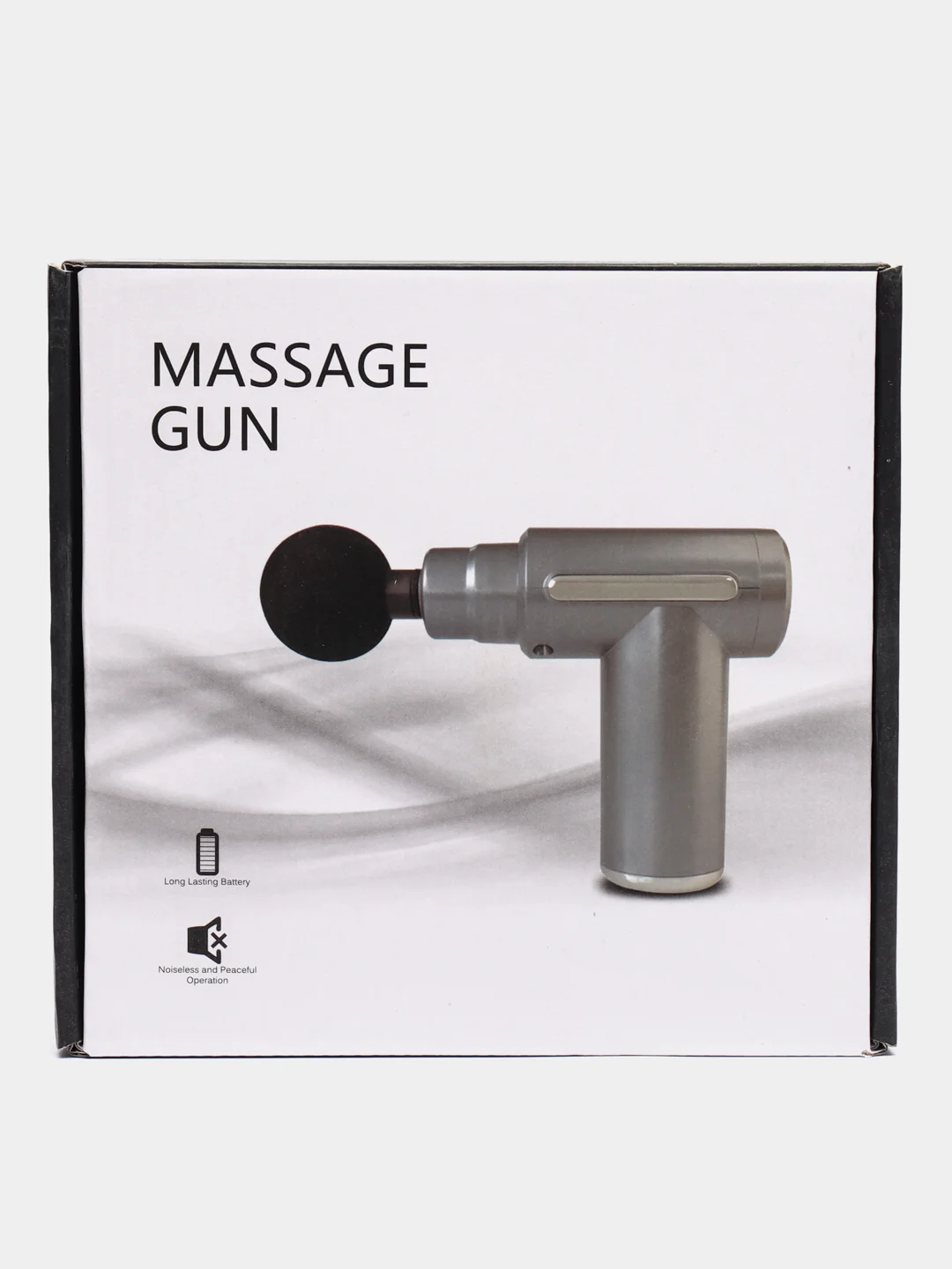Красный мышечный массажер для тела Fascial Gun,ударный,перкуссионный,антицеллюлитный/ 4 насадки