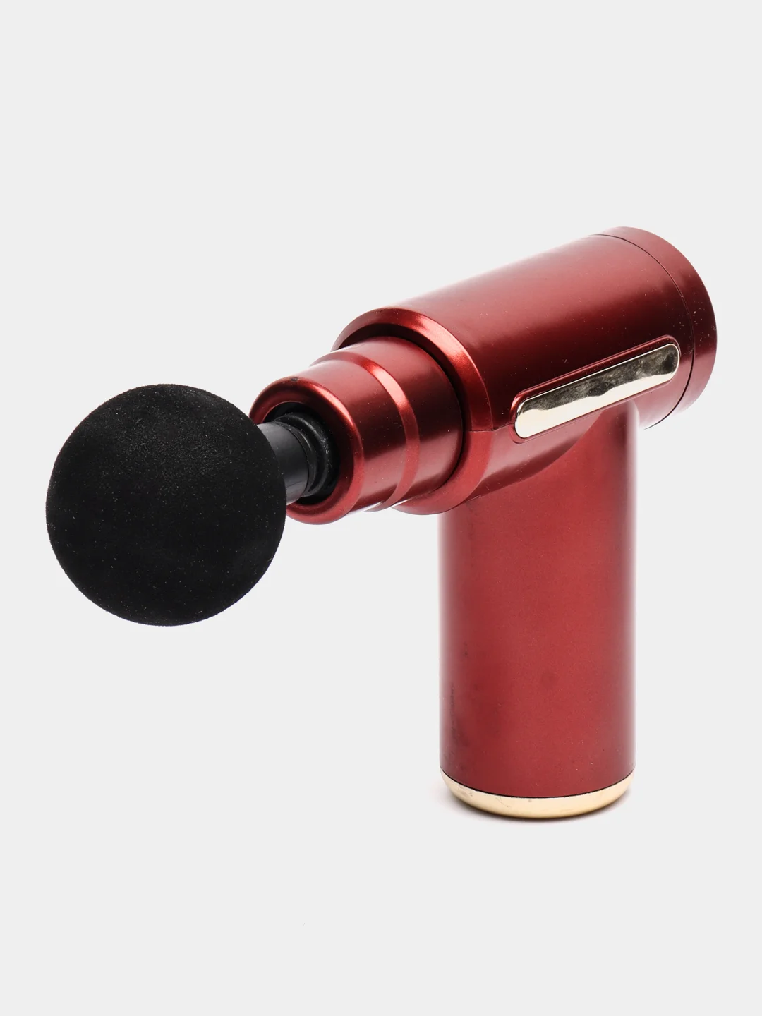 Красный мышечный массажер для тела Fascial Gun,ударный,перкуссионный,антицеллюлитный/ 4 насадки