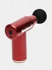Красный мышечный массажер для тела Fascial Gun,ударный,перкуссионный,антицеллюлитный/ 4 насадки