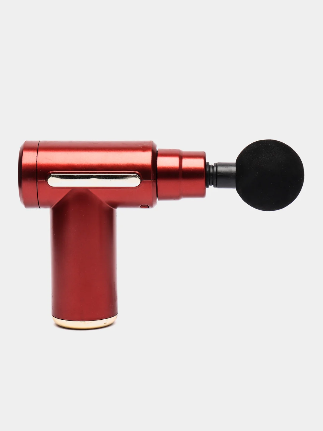 Красный мышечный массажер для тела Fascial Gun,ударный,перкуссионный,антицеллюлитный/ 4 насадки