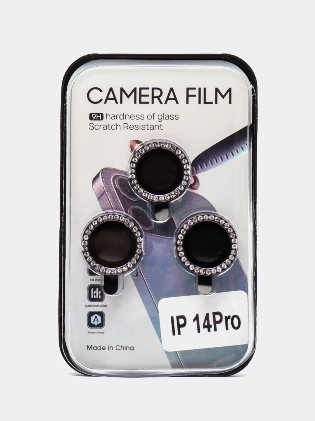 Фиолетовый защитные линзы на камеру Со стразами iPhone 11, 13/Pro/ProMax,14/Pro/ProMax 15/pro/Pro мах