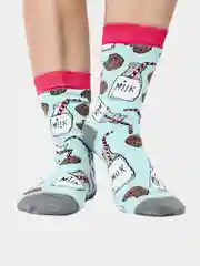 Носки женские высокие с принтом
