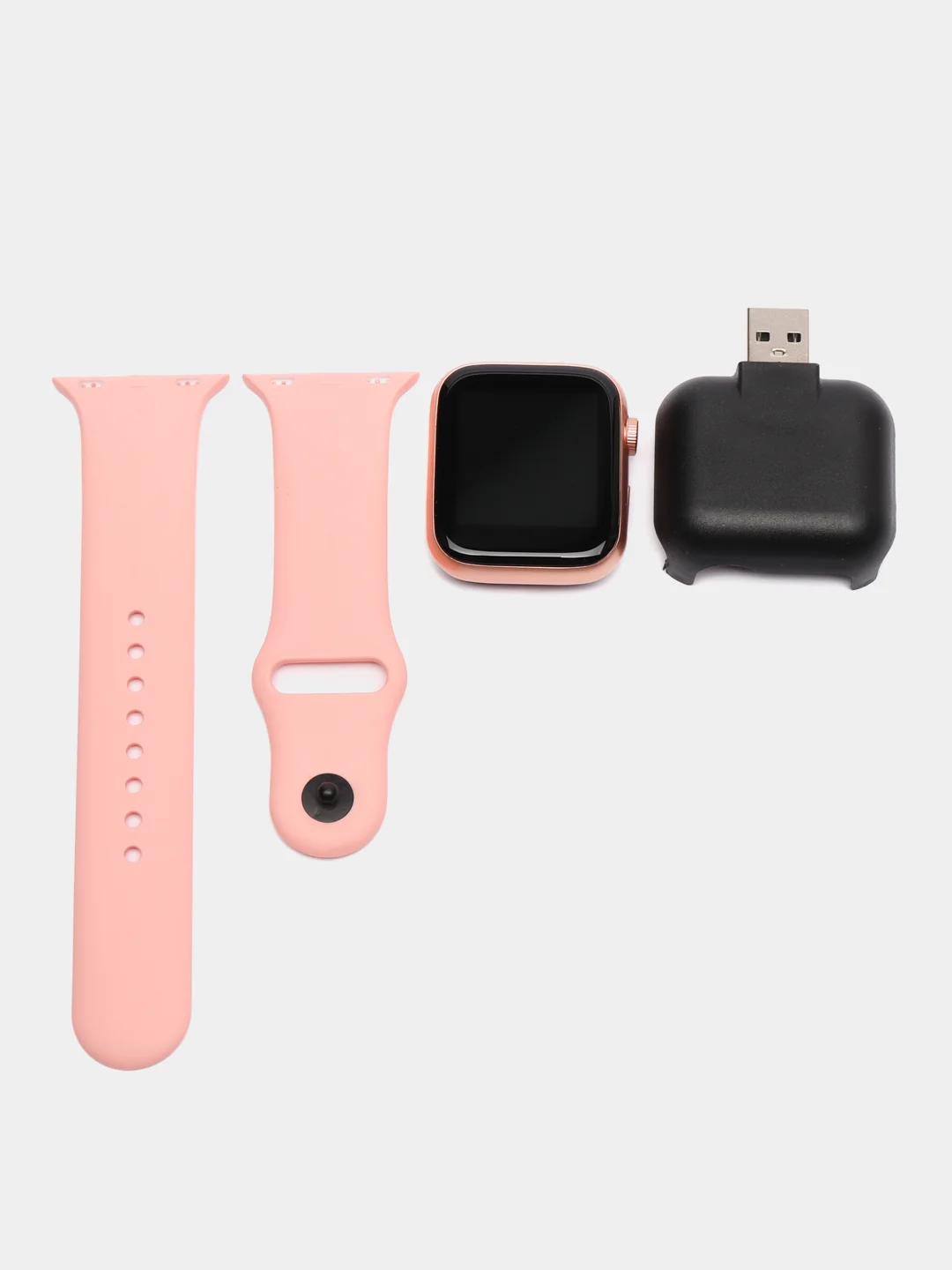 Розовый смарт-часы Smart Watch X7, 44 мм, увеличенный экран - 1,75"