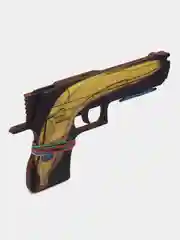 Вишнёвый деревянный пистолет-резинкострел CS:GO, НЕ наклейка, Драгон глсс, Лесной дух, Банан