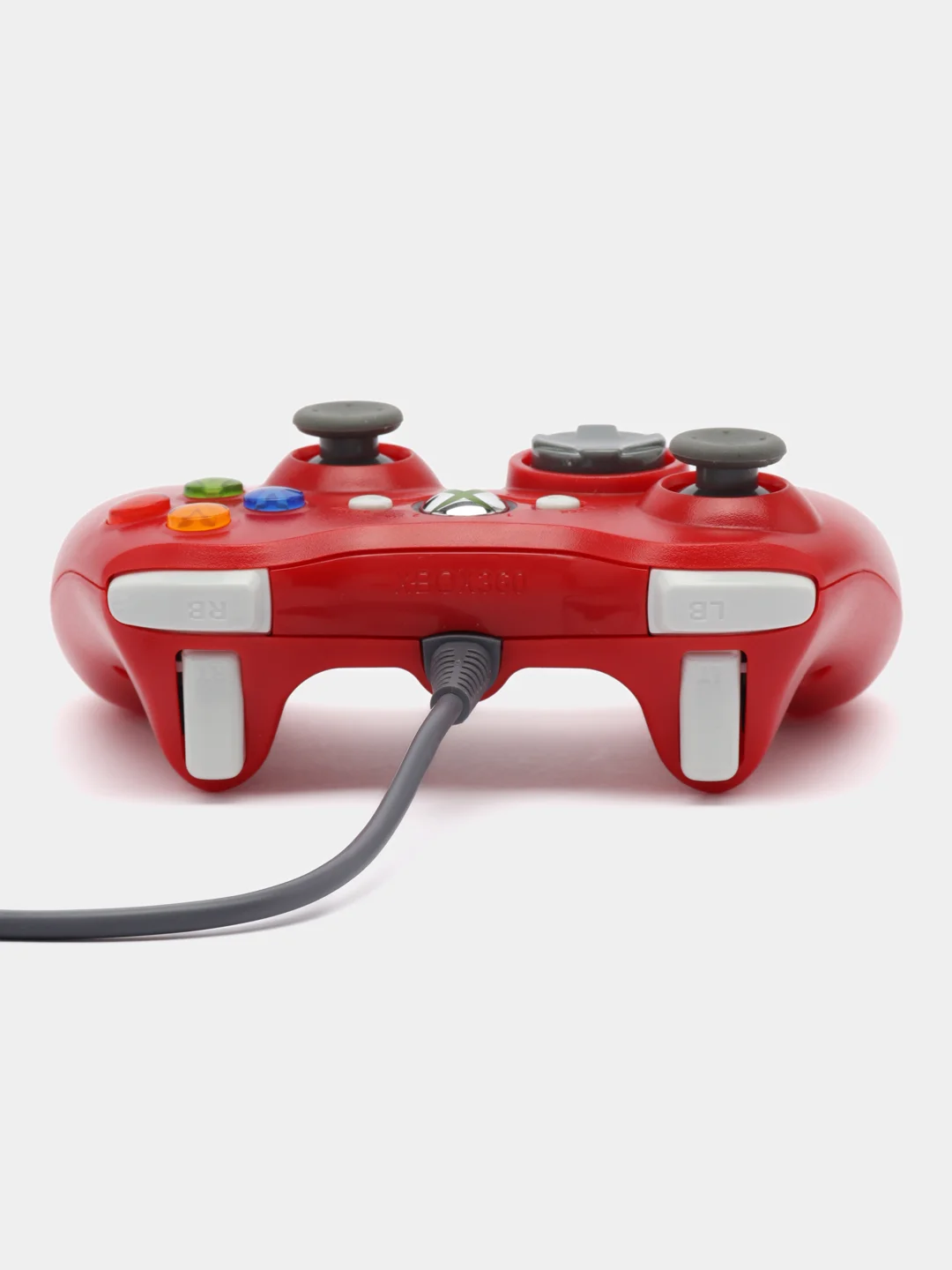 Красный проводной геймпад/джостик XBOX360 и PC controller