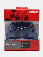 Синий проводной геймпад/джостик XBOX360 и PC controller