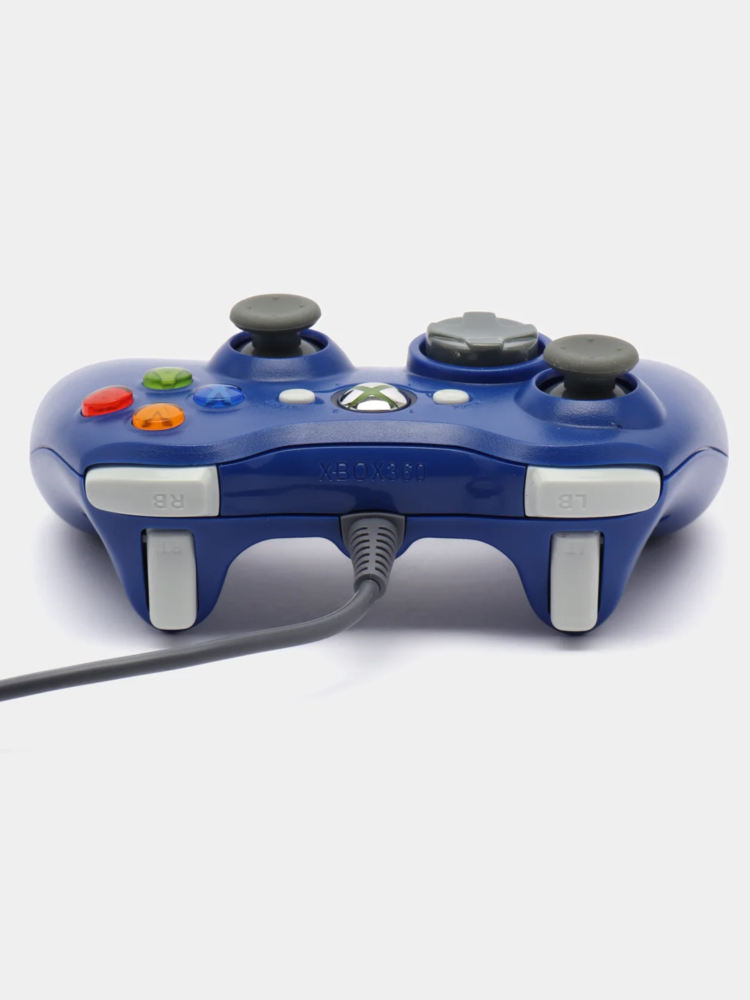 Синий проводной геймпад/джостик XBOX360 и PC controller