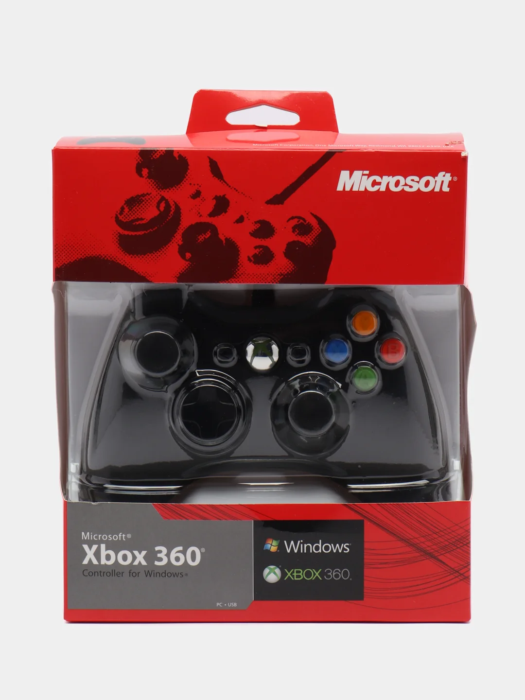 Черный проводной геймпад/джостик XBOX360 и PC controller