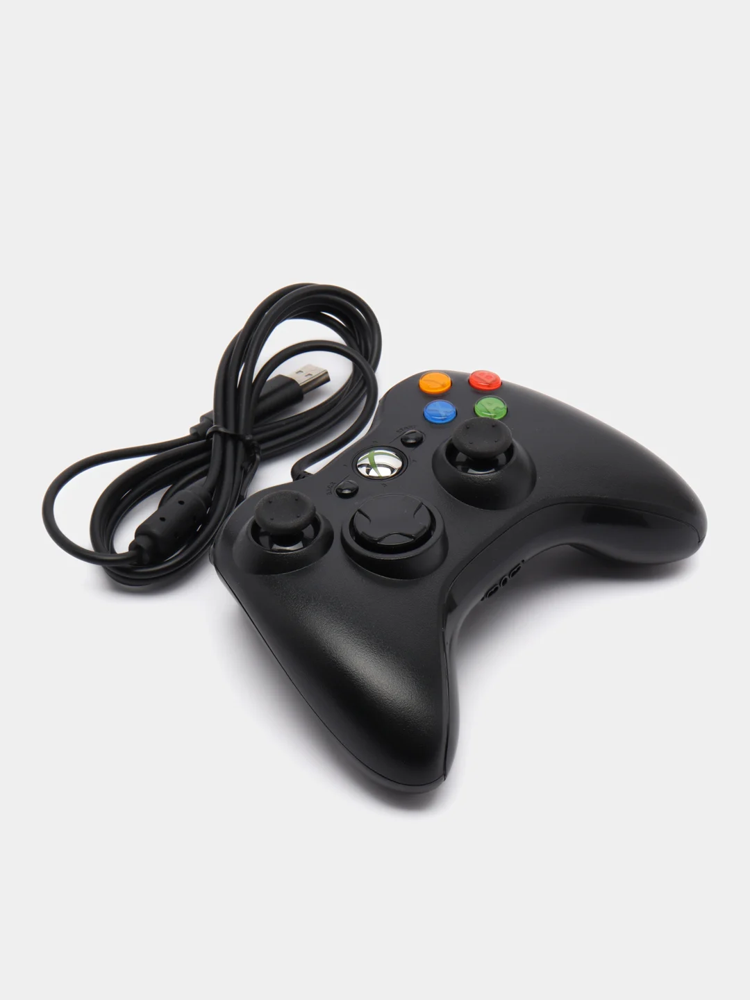 Черный проводной геймпад/джостик XBOX360 и PC controller