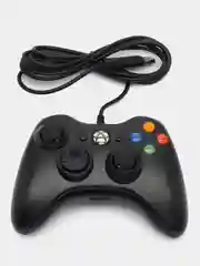 Черный проводной геймпад/джостик XBOX360 и PC controller
