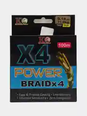 Леска X4 POWER, для фидера, плетенка, рыболовная
