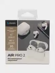 Черный беспроводные наушники Deppa Air Pro 2