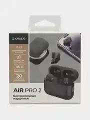 Черный беспроводные наушники Deppa Air Pro 2