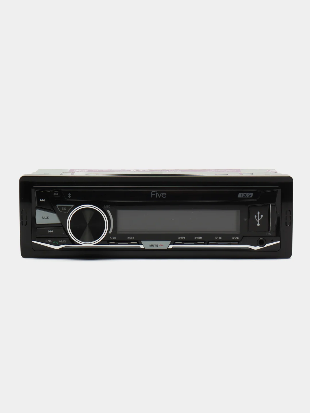 Зеленый автомагнитола 1DIN Five F20 BT