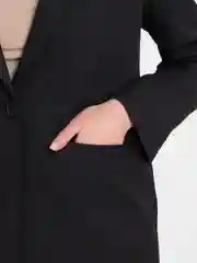 Черный костюм классический женский с брюками палаццо MATRESHKA