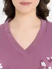 Сиреневый футболка женская Lilians