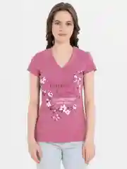 Розовый футболка женская Lilians