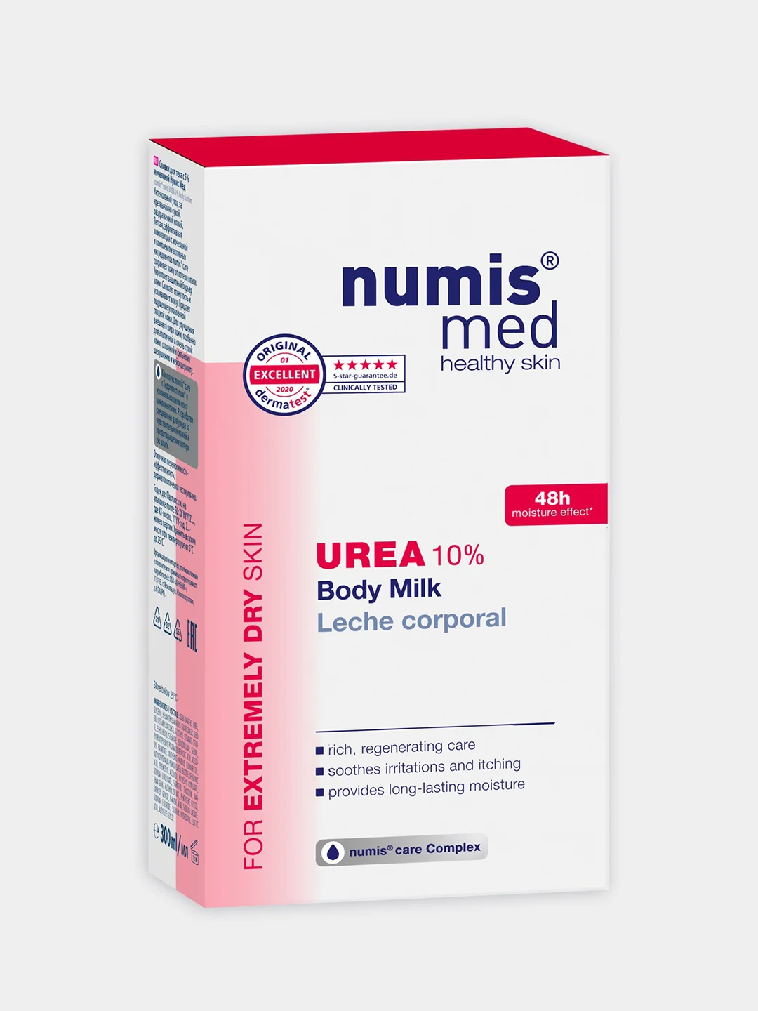Молочко для тела Numis med, с 10% мочевиной для очень сухой кожи, 300мл