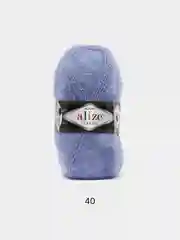 Голубой пряжа Alize Mohair Classic new, Ализе Мохер Классик