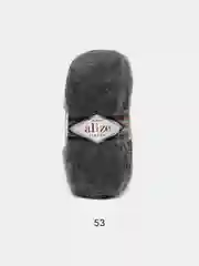 Тёмно-серый пряжа Alize Mohair Classic new, Ализе Мохер Классик