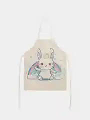 Кремовый фартук детский