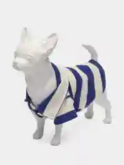 Синий рубашка поло для собак и кошек