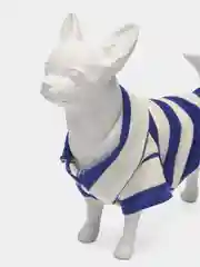 Синий рубашка поло для собак и кошек