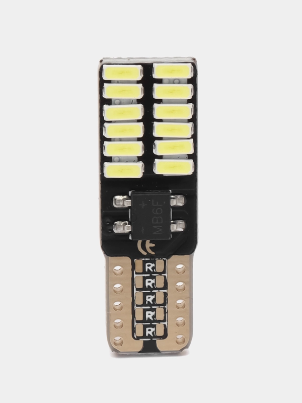 Светодиодная LED лампа W5W T10 12v в габариты / подсветку номера